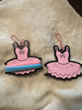 Ballet tutu hairtie holder