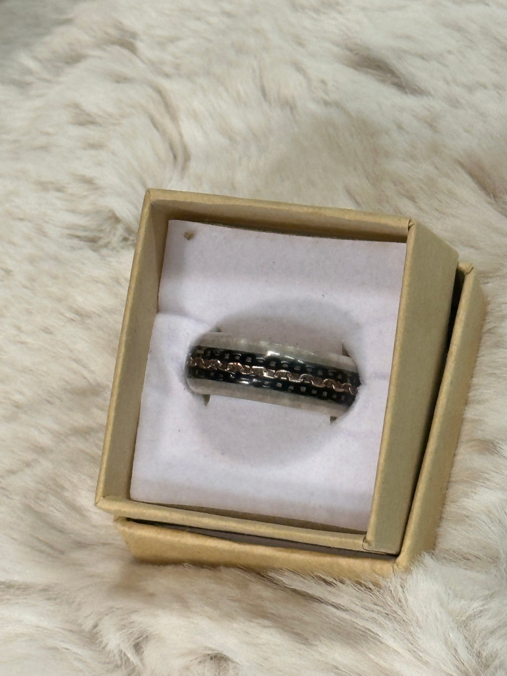 Deer antler ring